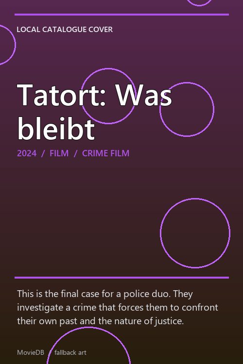 Tatort: Was bleibt poster
