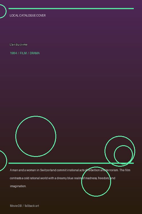 L'air du crime poster