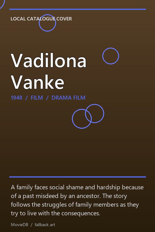 Vadilona Vanke poster