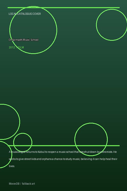 Dr Sarmast's Music School poster