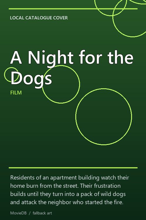 A Night for the Dogs poster