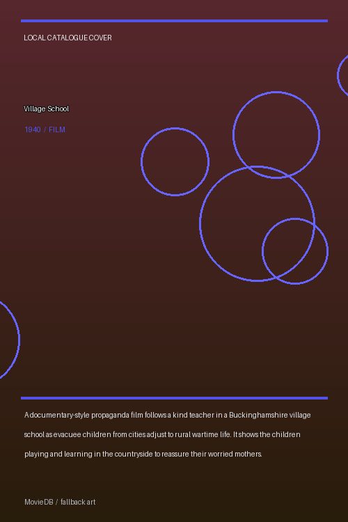 Village School poster