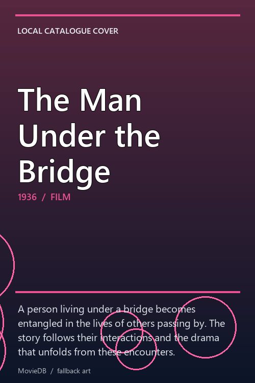 The Man Under the Bridge poster