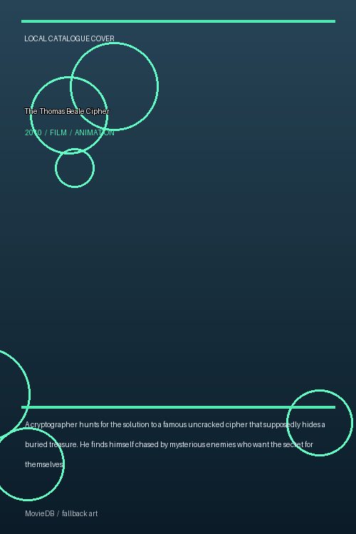 The Thomas Beale Cipher poster