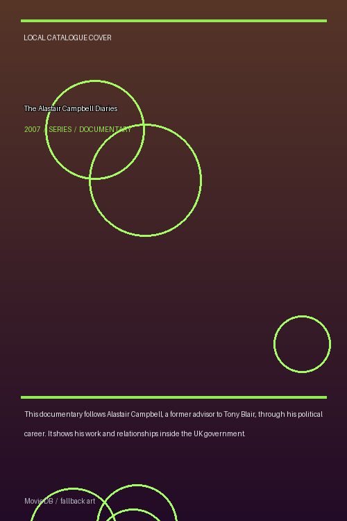 The Alastair Campbell Diaries poster