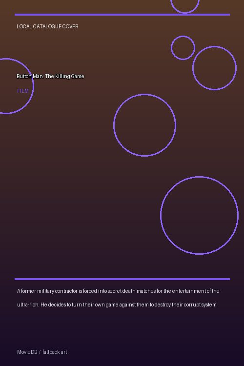 Button Man: The Killing Game poster