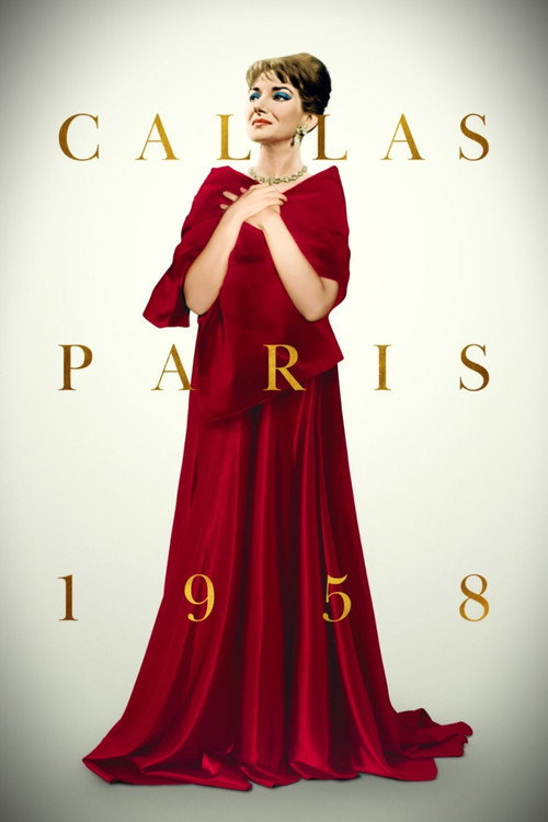 1958 Callas - Paris poster