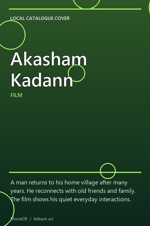 Akasham Kadann poster