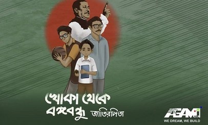 Khoka Theke Bangabandhu Jatir Pita poster
