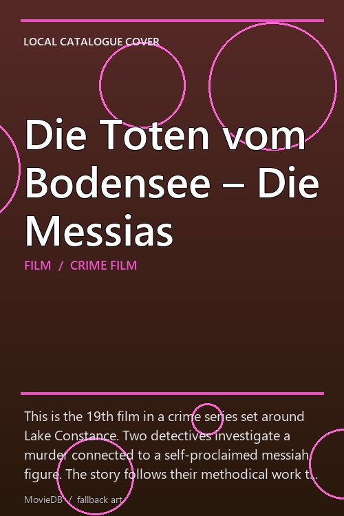Die Toten vom Bodensee – Die Messias poster
