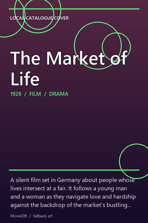 The Market of Life poster