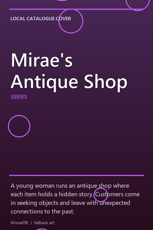 Mirae's Antique Shop poster