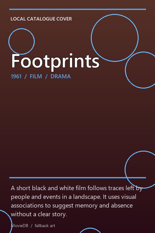 Footprints poster