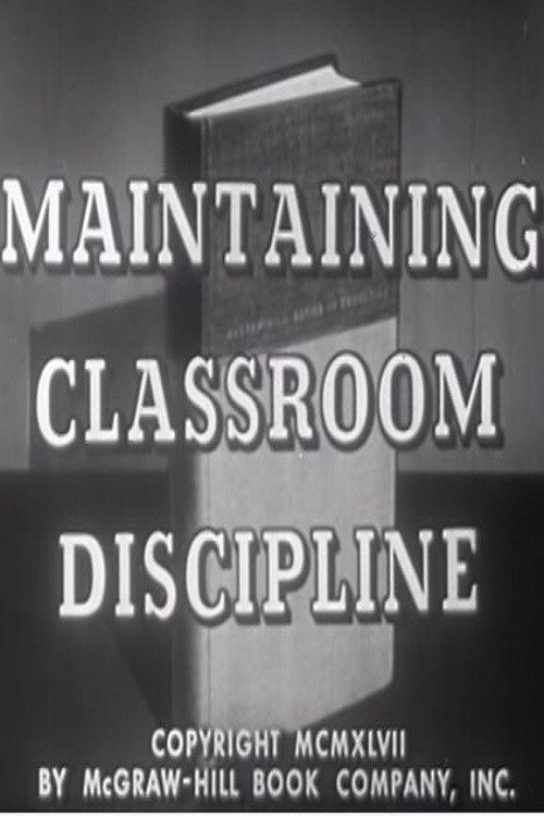 Maintaining Classroom Discipline poster