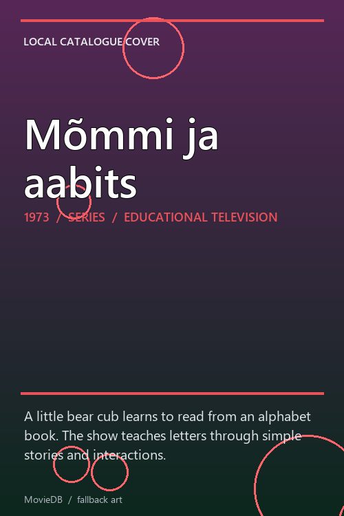 Mõmmi ja aabits poster
