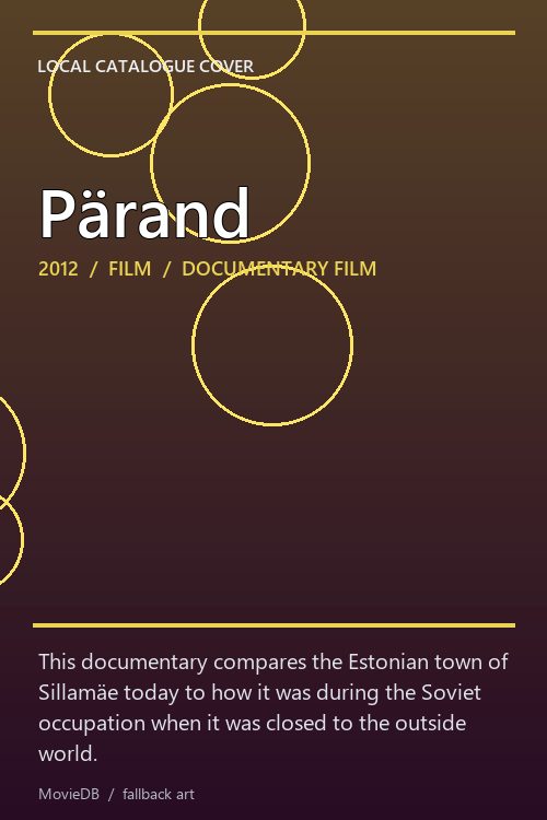 Pärand poster
