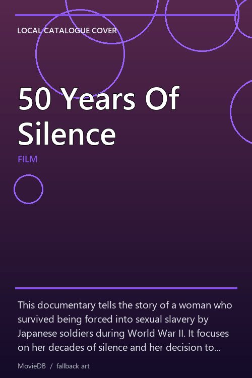 50 Years Of Silence poster