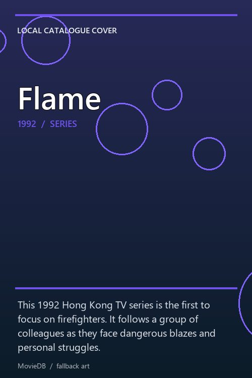 Flame poster