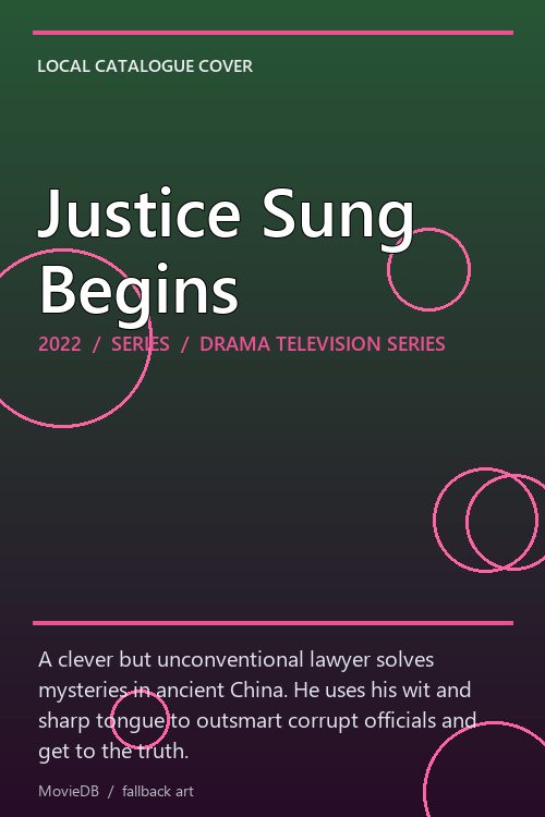Justice Sung Begins poster