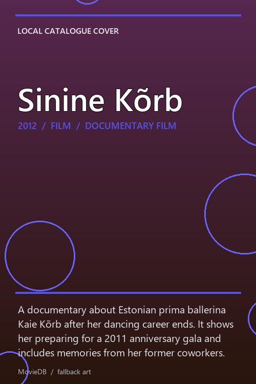 Sinine Kõrb poster