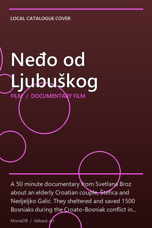 Neđo od Ljubuškog poster