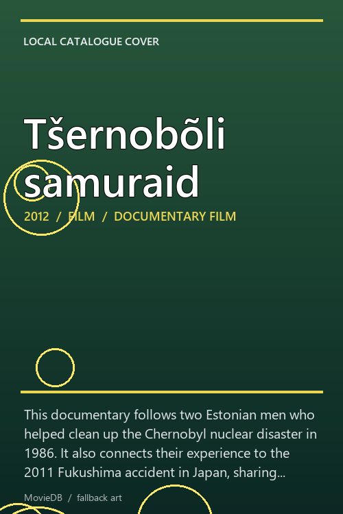 Tšernobõli samuraid poster