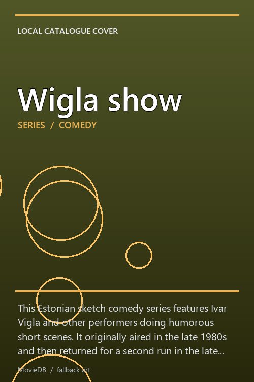 Wigla show poster