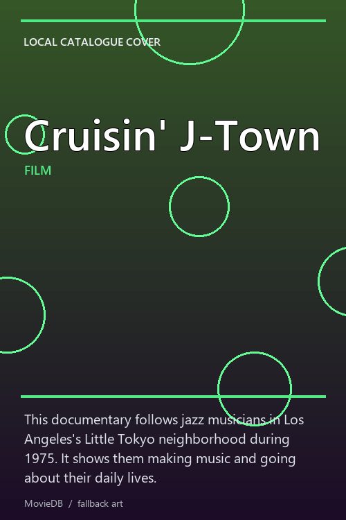 Cruisin' J-Town poster