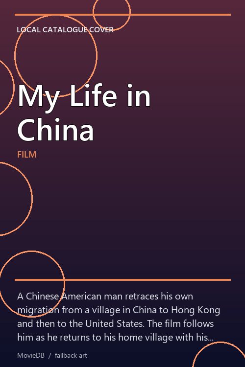 My Life in China poster
