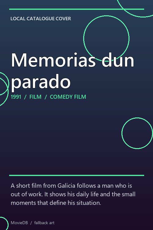 Memorias dun parado poster