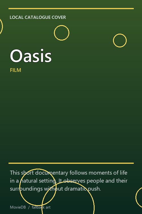 Oasis poster