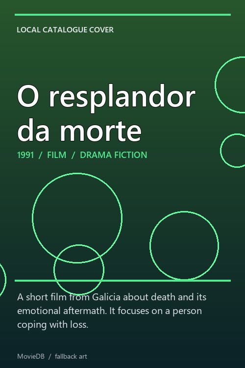O resplandor da morte poster
