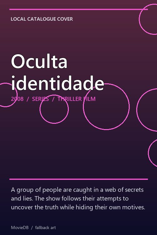 Oculta identidade poster
