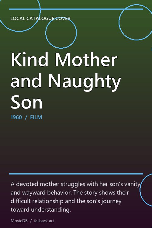 Kind Mother and Naughty Son poster