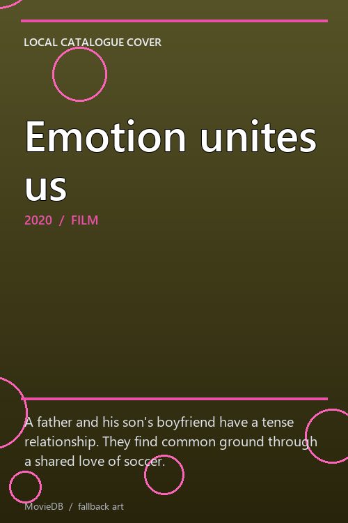 Emotion unites us poster