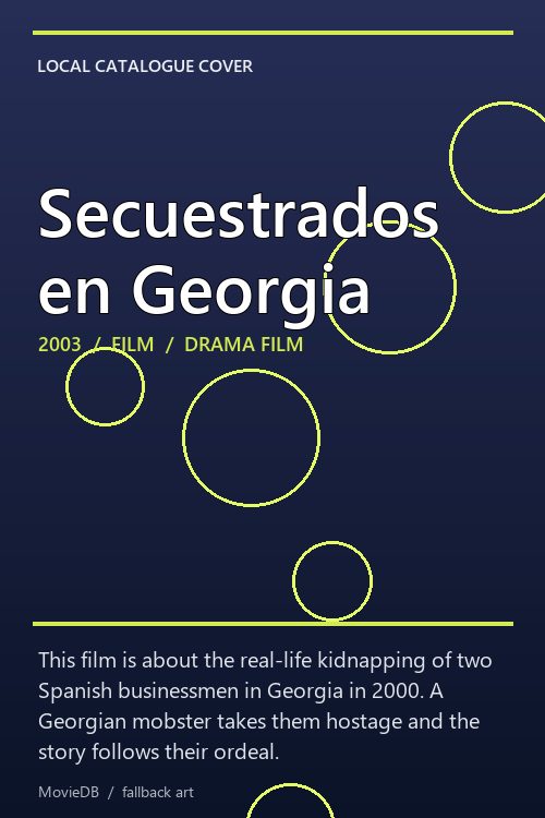 Secuestrados en Georgia poster