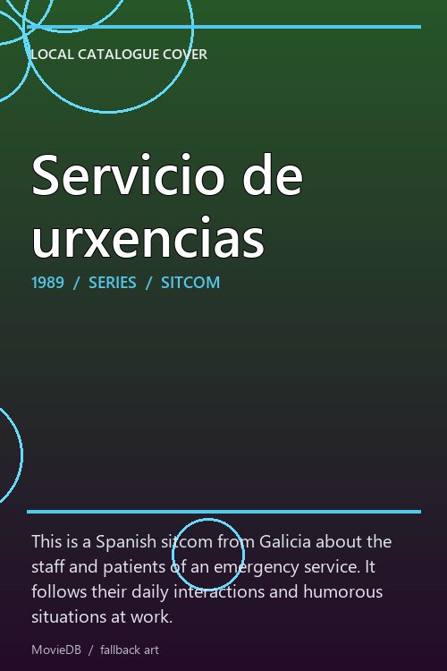 Servicio de urxencias poster