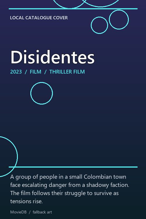 Disidentes poster