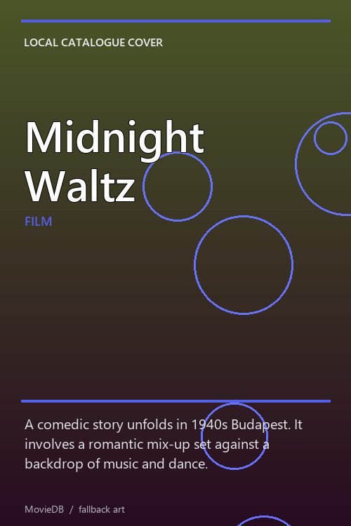 Midnight Waltz poster