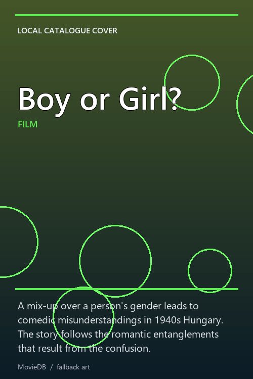 Boy or Girl? poster