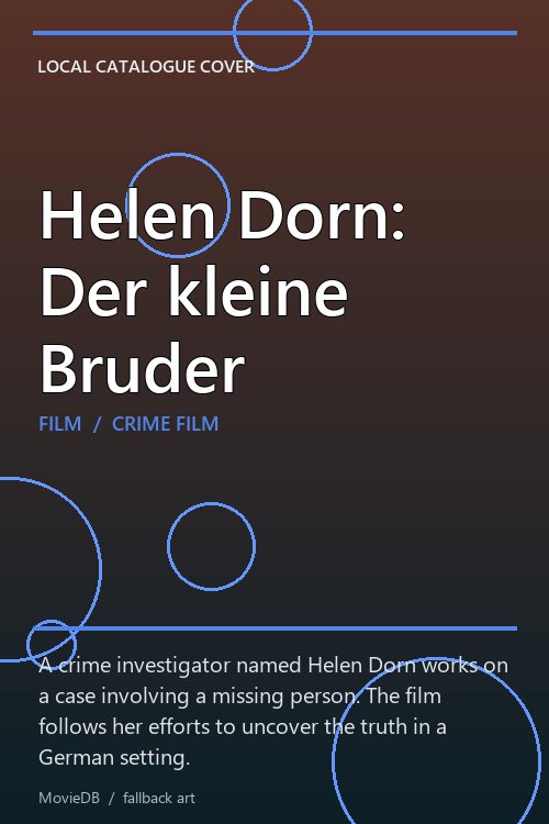 Helen Dorn: Der kleine Bruder poster