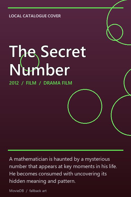 The Secret Number poster