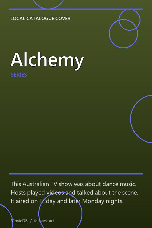 Alchemy poster