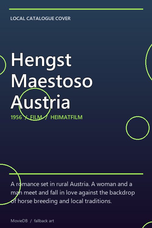 Hengst Maestoso Austria poster