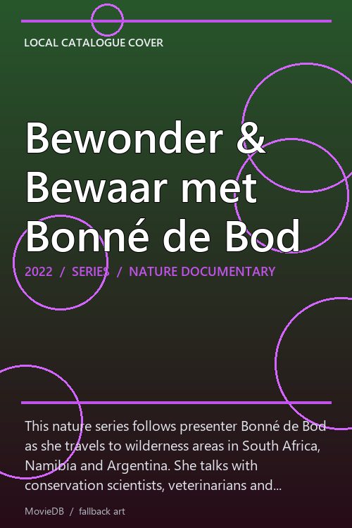 Bewonder & Bewaar met Bonné de Bod poster