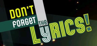 Don't Forget the Lyrics! poster
