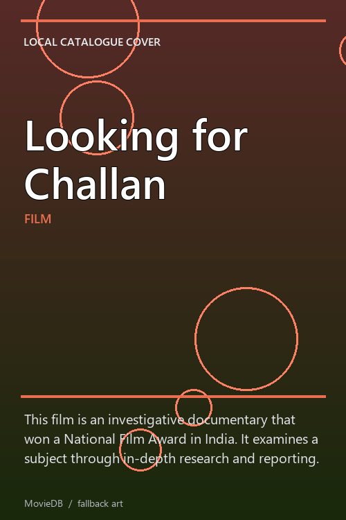 Looking for Challan poster