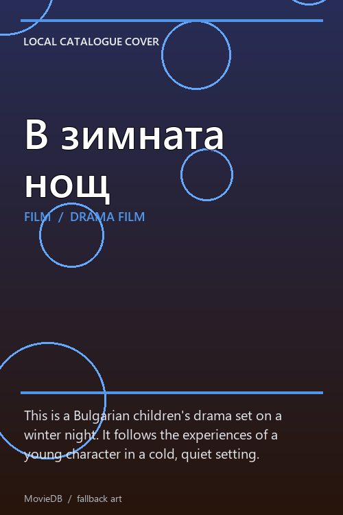 В зимната нощ poster