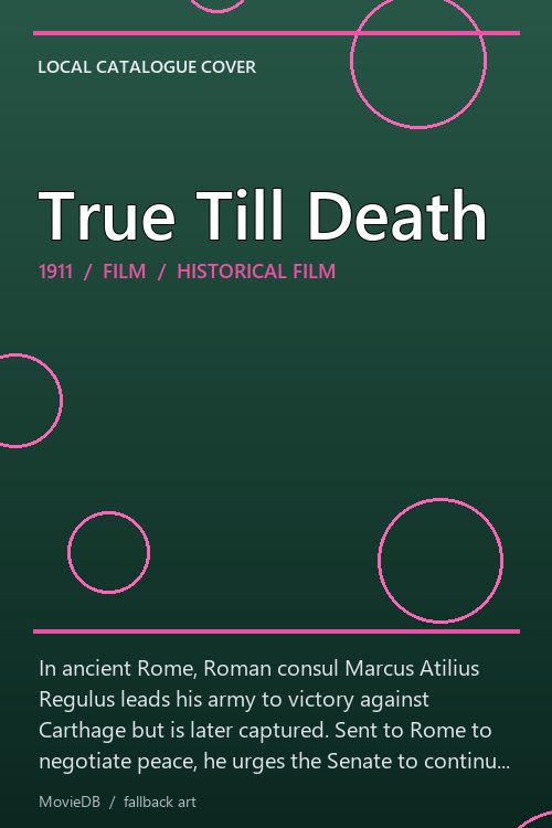 True Till Death poster
