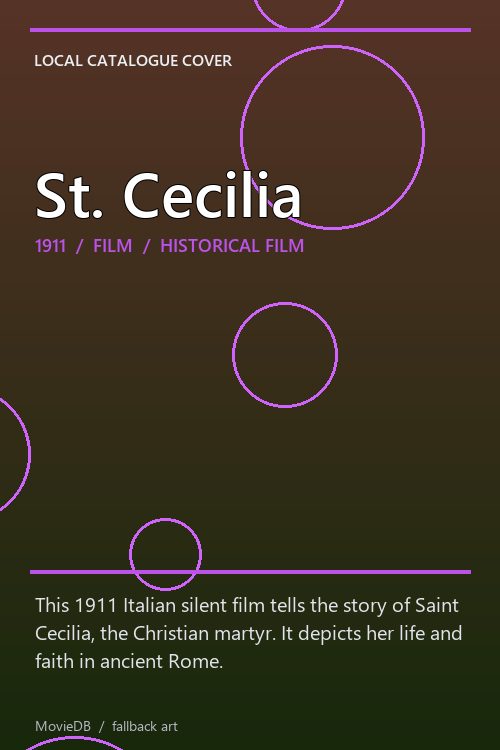 St. Cecilia poster